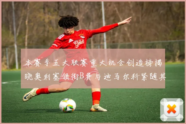 本赛季五大联赛重大机会创造榜揭晓奥利塞领衔B费与迪马尔科紧随其后